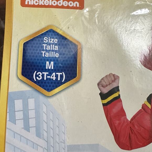 Paw Patrol The Movie Toddler Marshall Firefighter Halloween Costume M 3T-4T - Picture 2 of 4